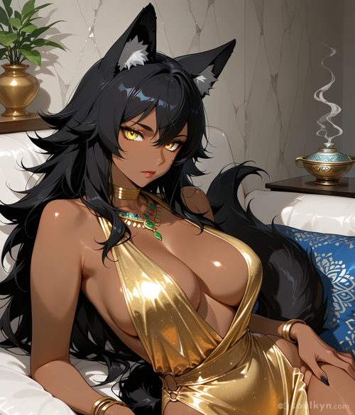 AI-generated character showcasing Soulkyn's unlimited image generation capabilities