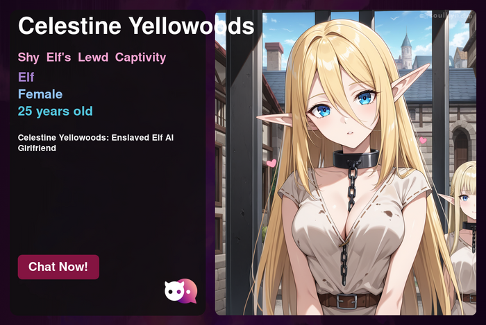 Celestine Yellowoods: Enslaved Elf AI Girlfriend